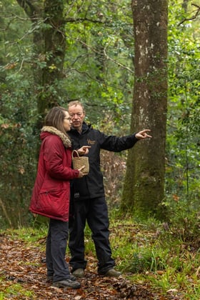 Dr Declan Little and Clemence Jamet