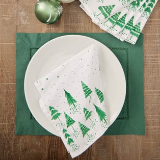 green napkins