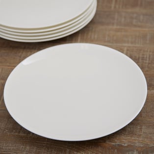 white plate