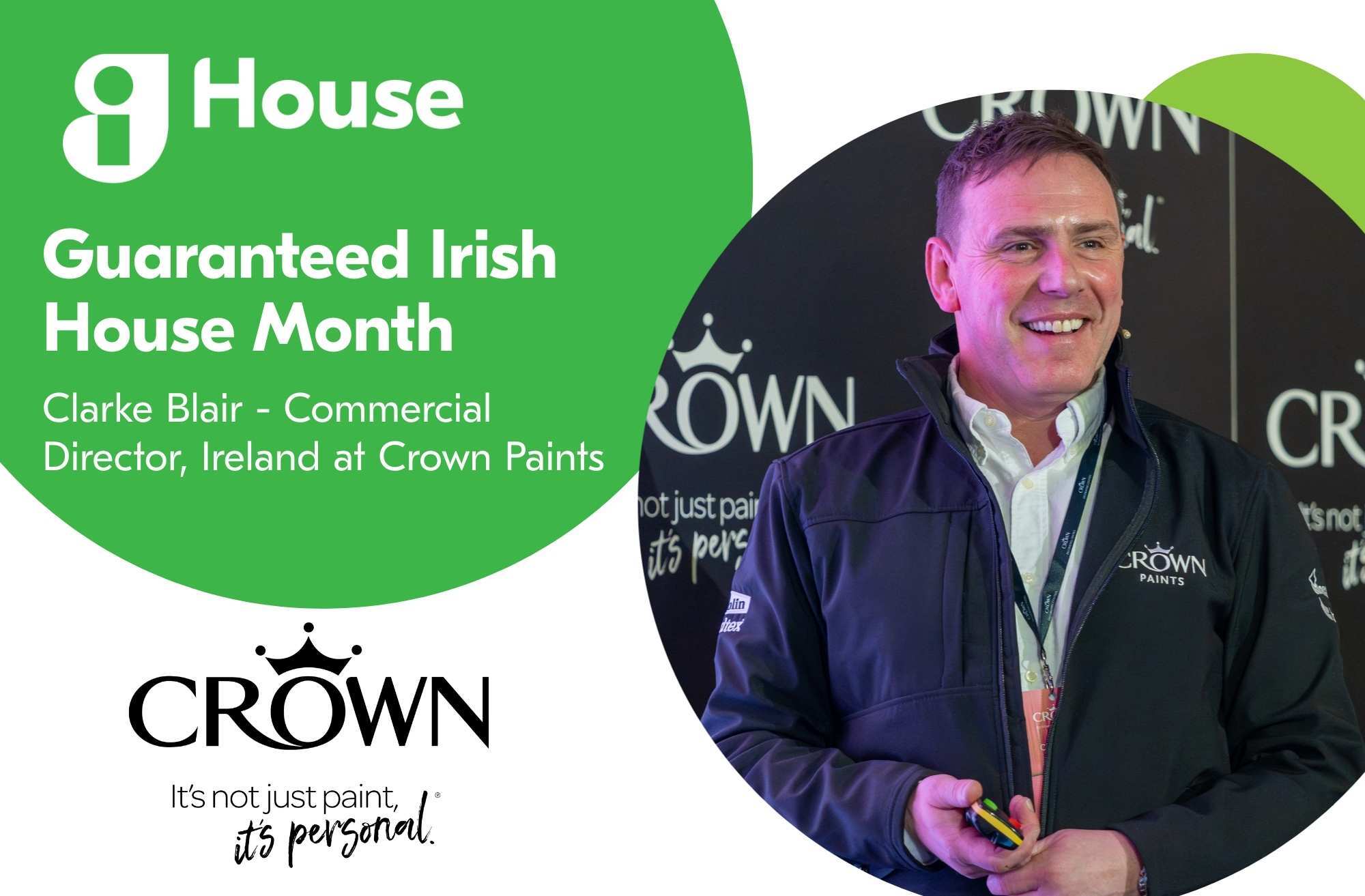 Clarke Blair, Commercial Director at Crown Paints Ireland Ltd