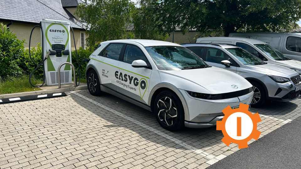 Easygo EV Charger and car