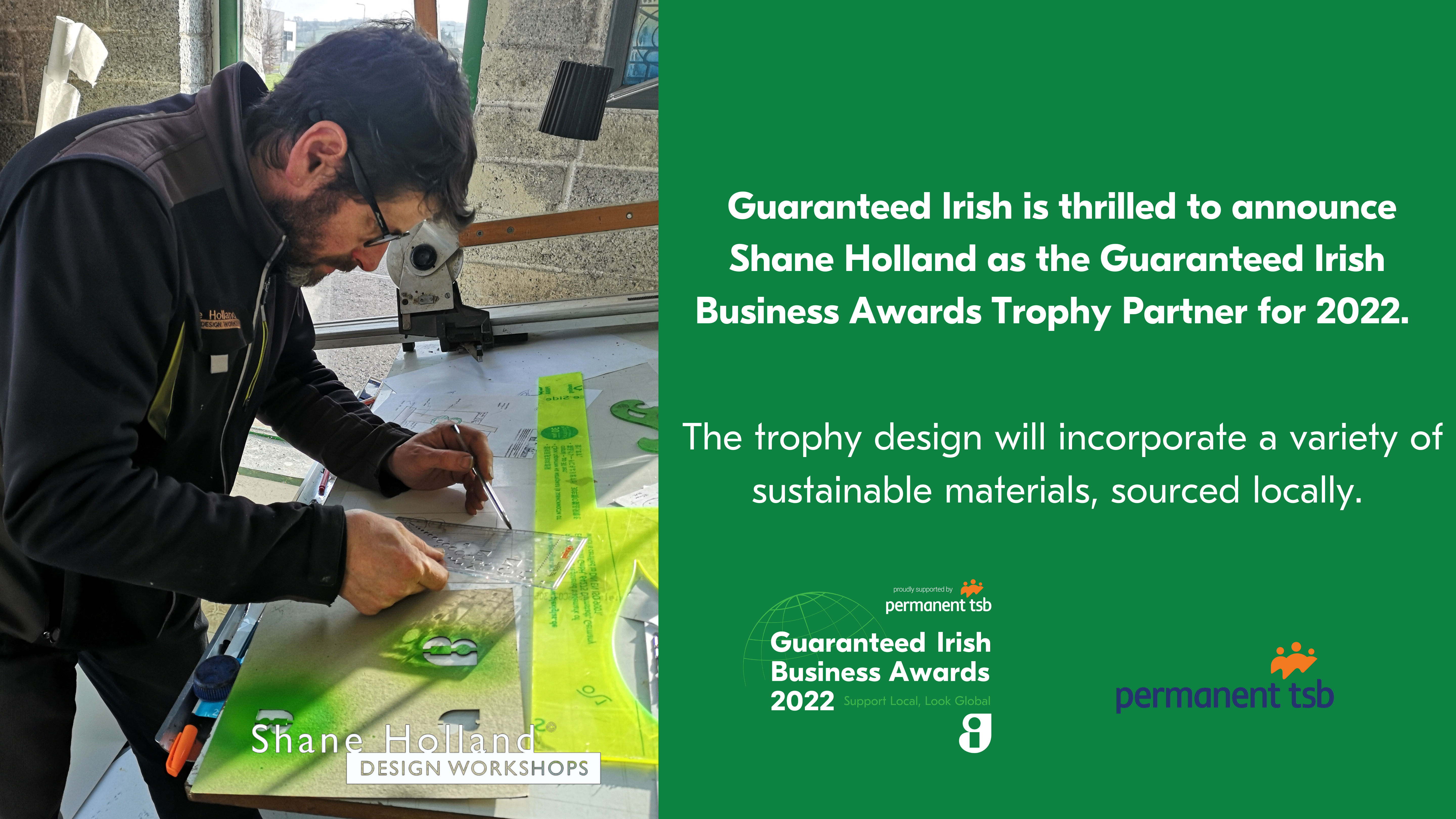 Announcing the Guaranteed Irish Business Awards Trophy Partner, 2022